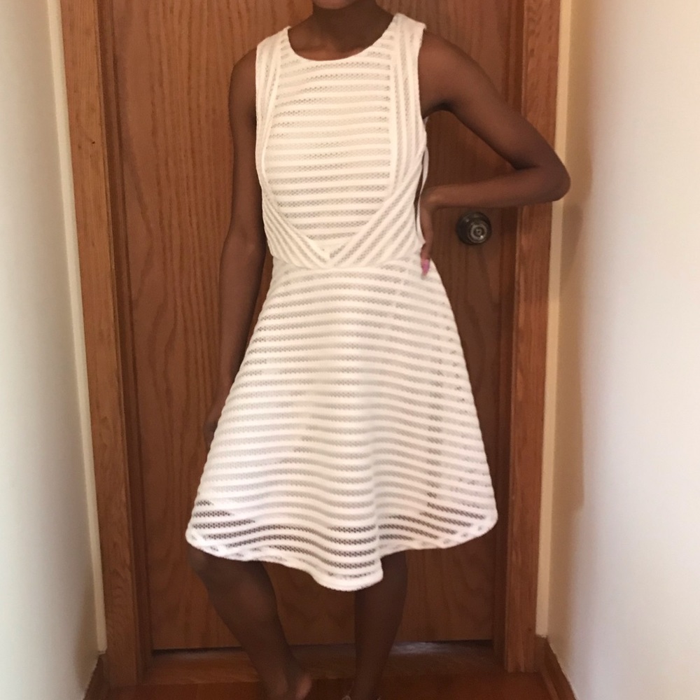 Glam Doll White Dress - Size Medium